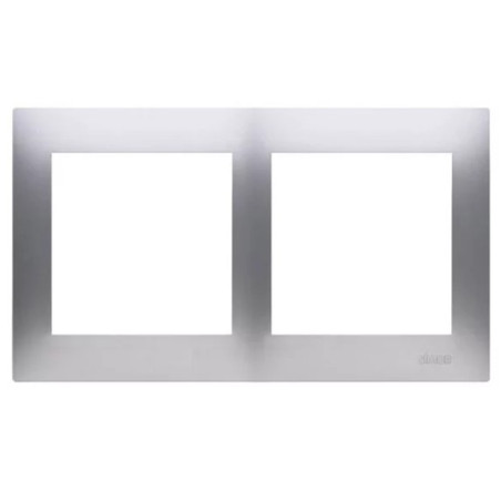 Ramka podwójna sreb. TAAJ